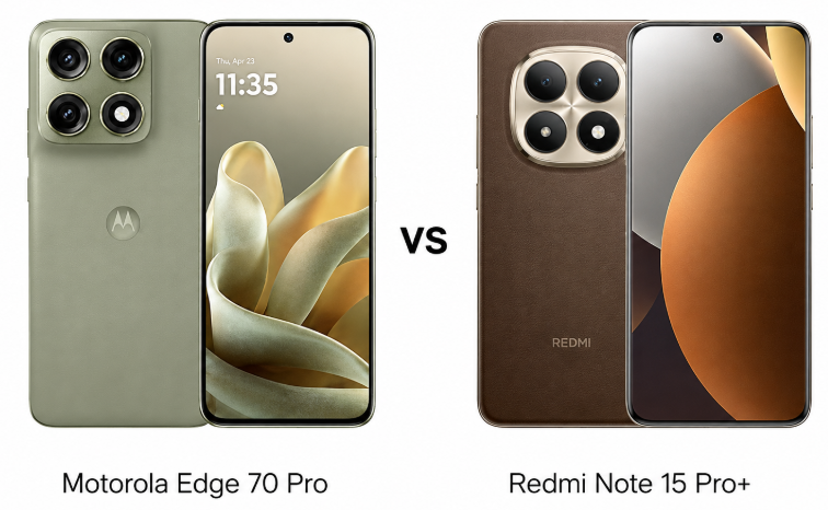 Motorola Edge 70 Pro vs Redmi Note 15 Pro+: Which Mid-Range Phone Is Better