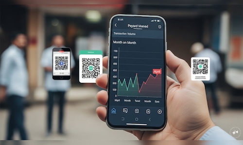 What explains the month-on-month dip in UPI transactions in April