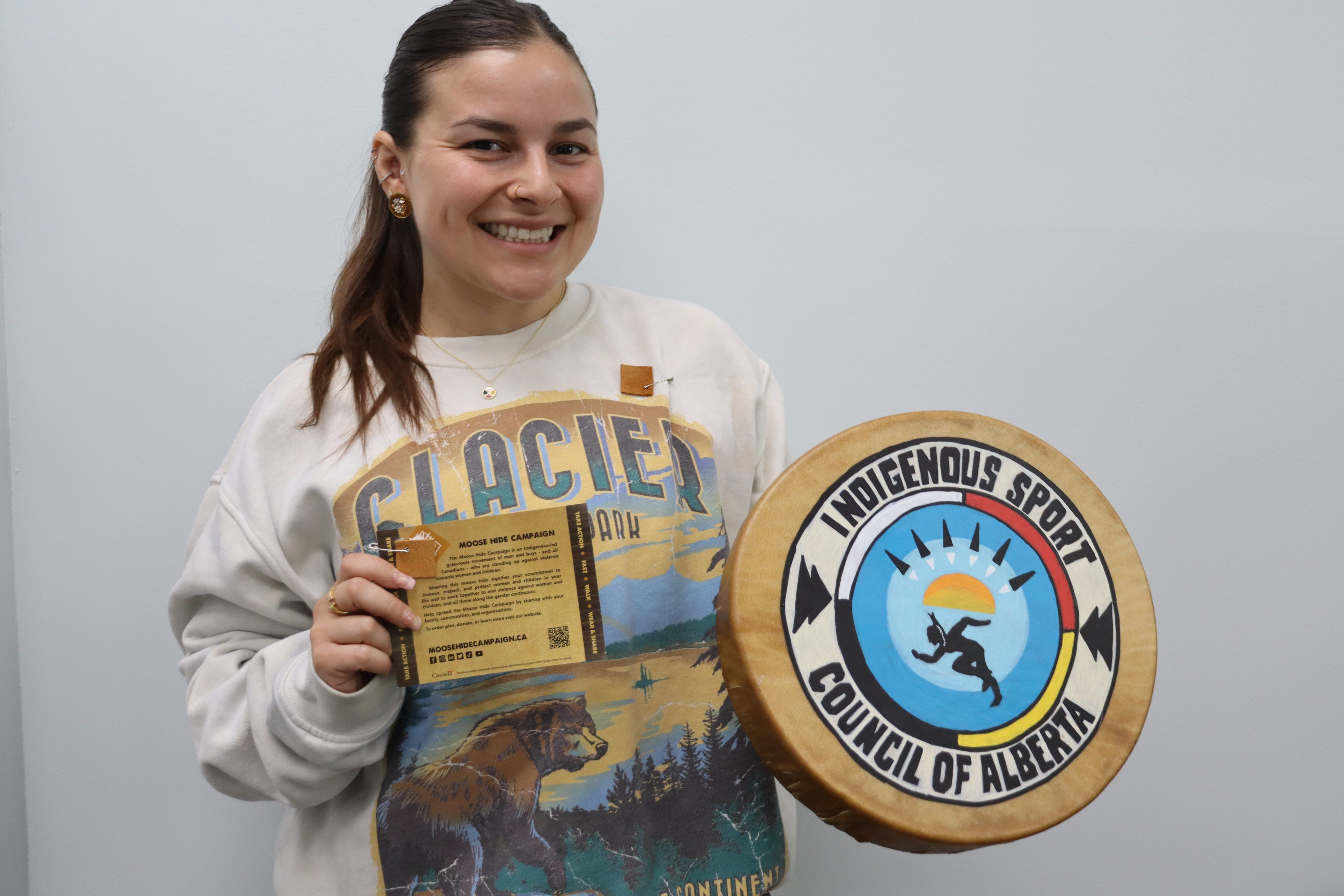 Taylor McPherson, Sports Program Coordinator with the Indigenous Sport Council of Alberta (Photo Credits - Daniel Barker-Tremblay)