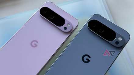 Google Pixel 9 Pro XL next to the Google Pixel 10 Pro XL