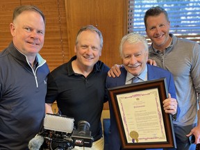 John Shorthouse, Mike Bradley, Garrett and Dan Murphy