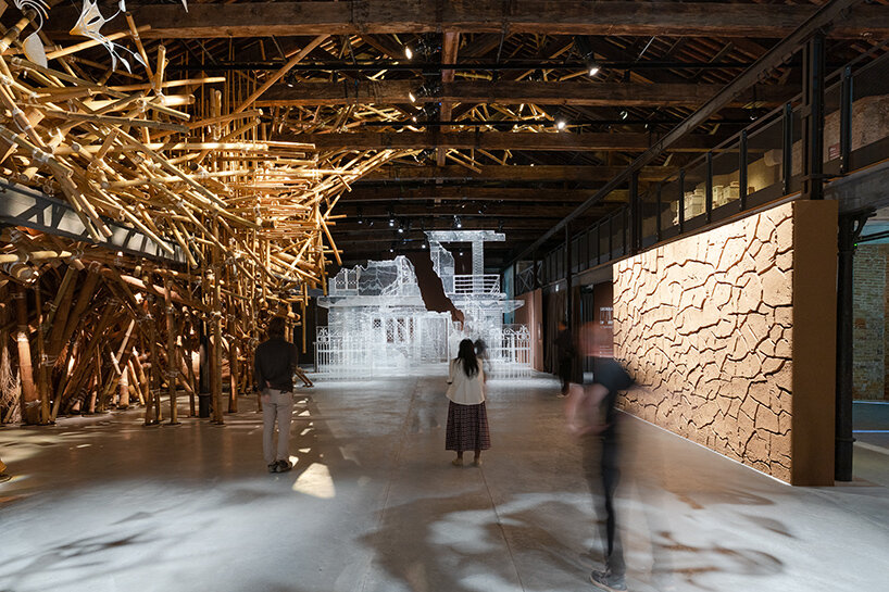 india pavilion explores memories of home through thread, bamboo, and earth in venice - 1