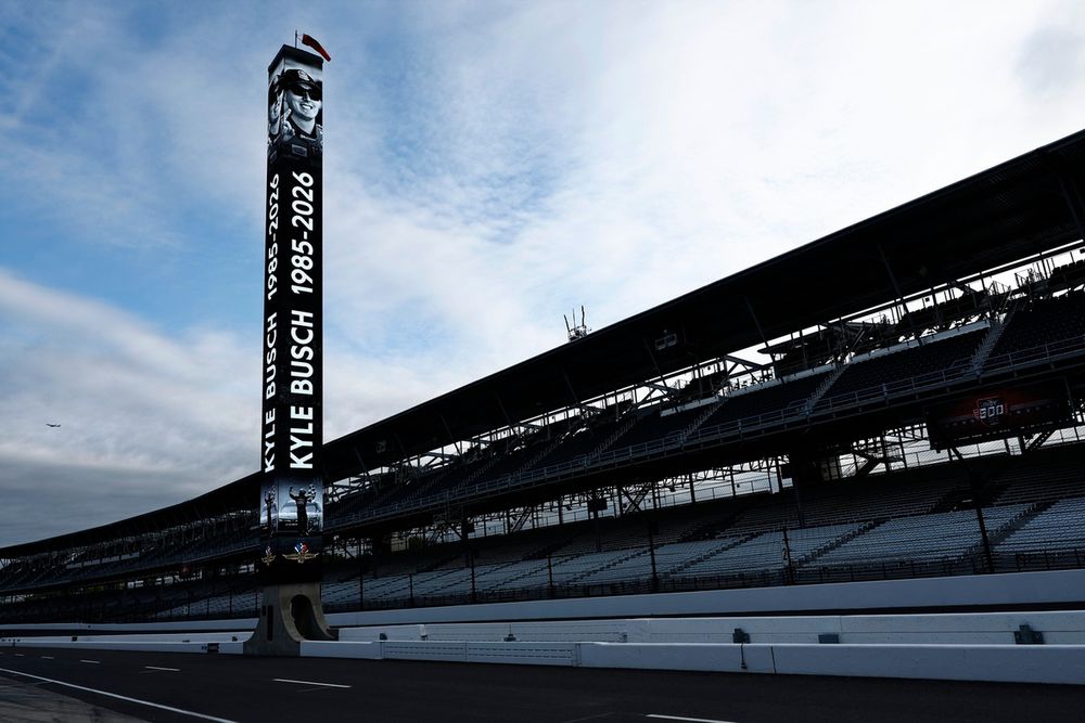 Indianapolis Motor Speedway tribute to Kyle Busch
