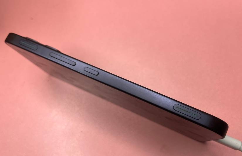 Close up shot of side trigger buttons on Infinix GT 50 Pro smartphone