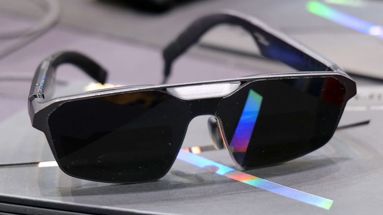 The ROG Xreal R1 AR glasses at CES 2026.