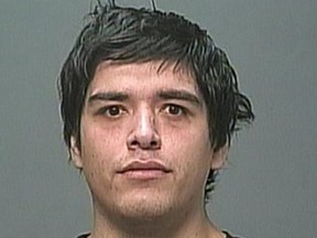 A mugshot of a man wanted by police.