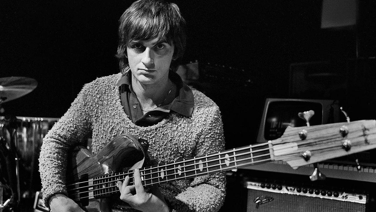 Portrait of guitarist Mike Oldfield at the Park West in Chicago, Illinois, April 21, 1982. (Photo by Paul Natkin/Getty Images)