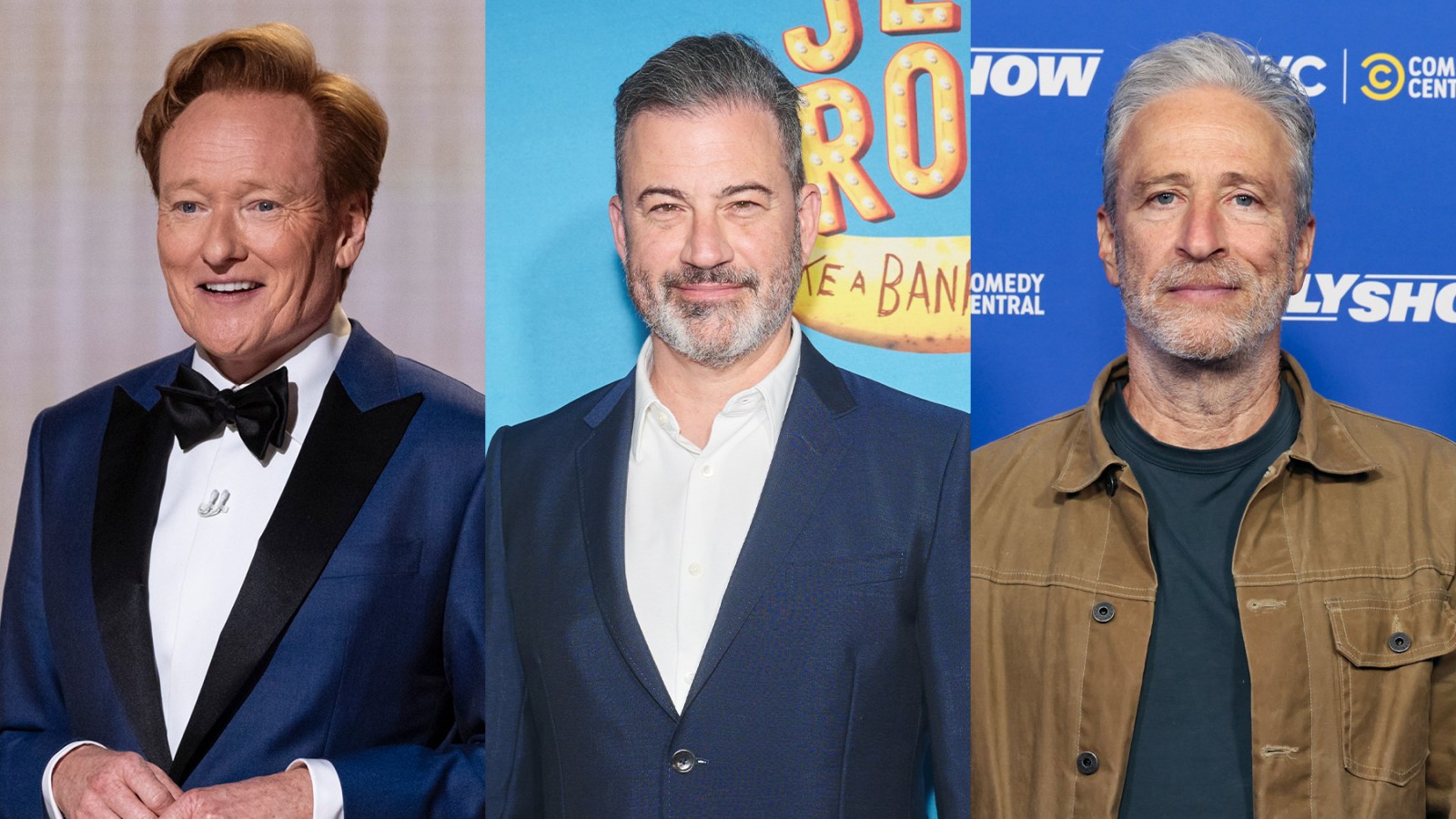 Jimmy Kimmel, Conan O'Brien, Jon Stewart Perform