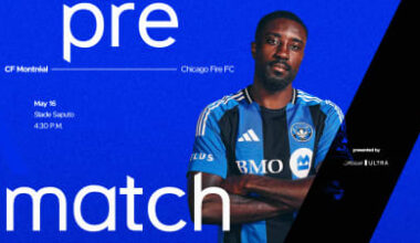 CF Montréal concludes homestand on Saturday against Chicago Fire FC