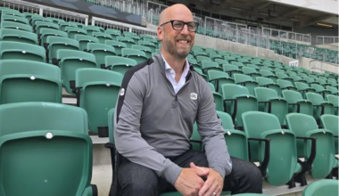 CFL Commissioner Stewart Johnston attends Dogs’ breakfast, discusses 2027 changes