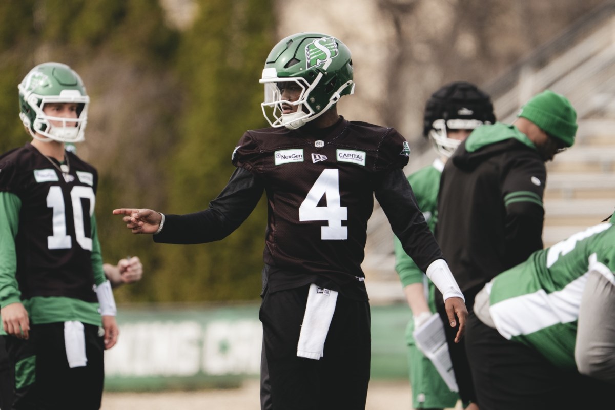 ‘All you need is a shot’: Riders rookie QB Jordan McCloud aiming to crack CFL roster after year away from football