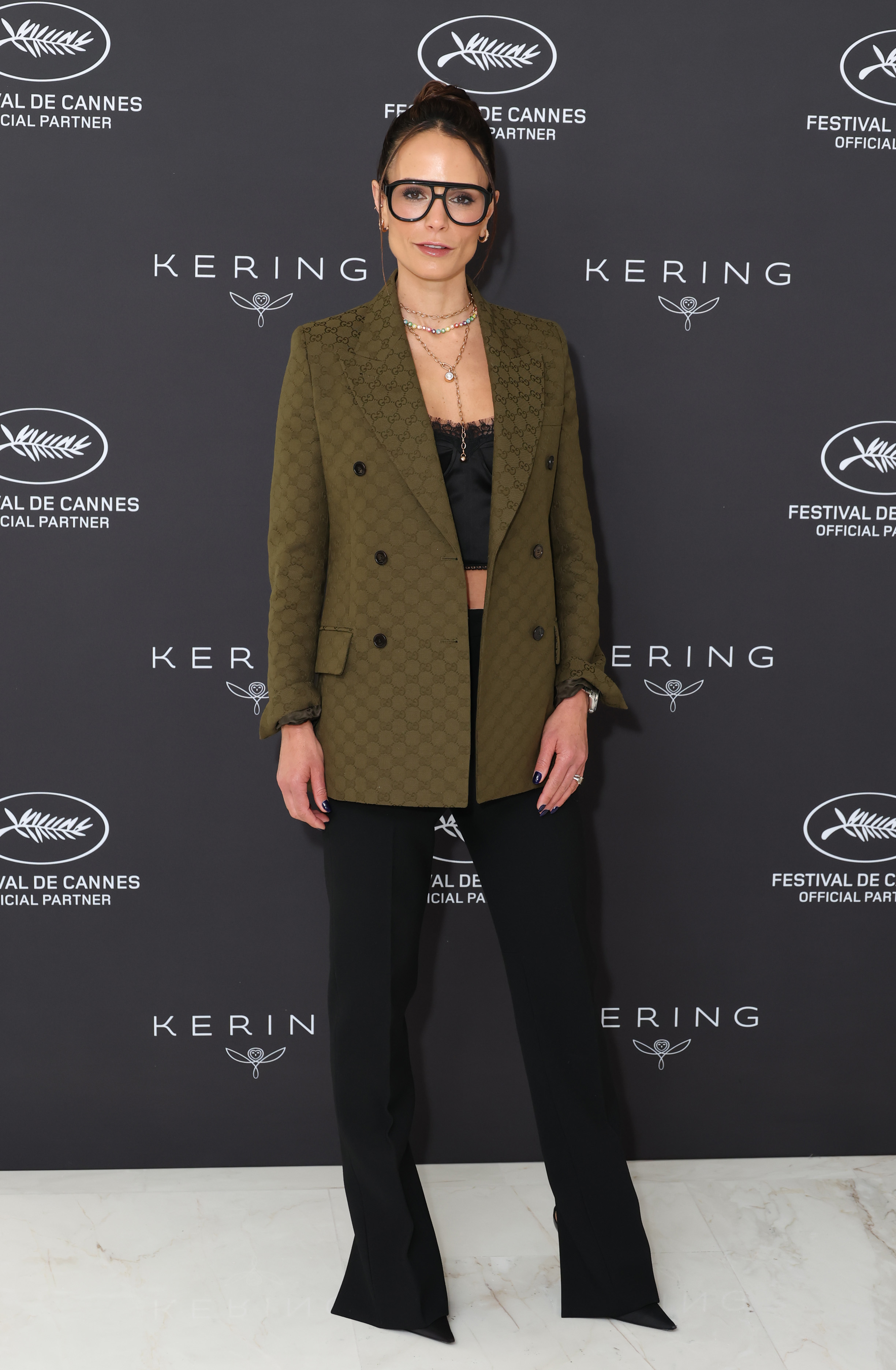Jordana Brewster wearing Gucci