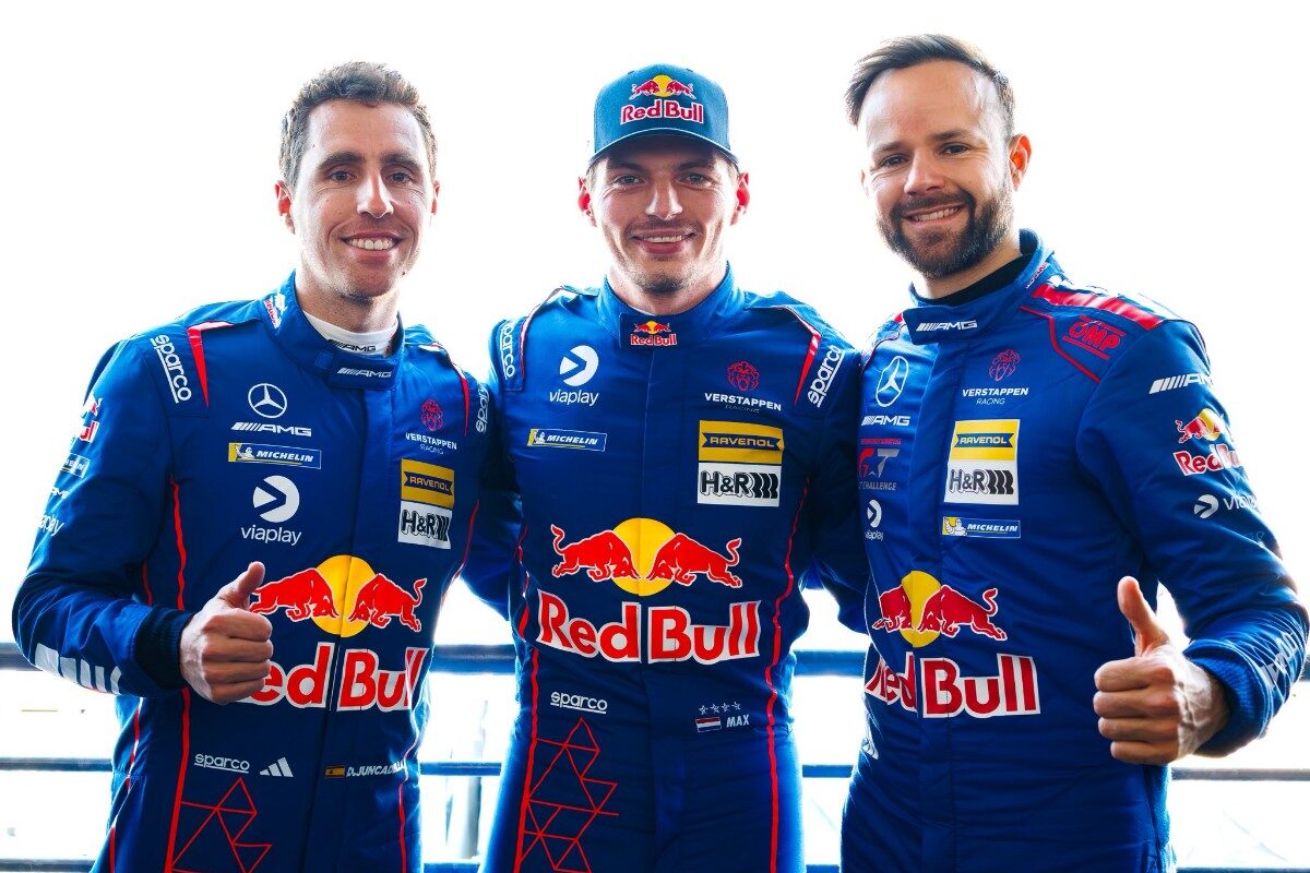 #3 Mercedes-AMG Team Verstappen Racing, Mercedes AMG GT3 EVO: Max Verstappen, Daniel Juncadella (L), Jules Gounon (R). Photo courtesy of MaxVerstappen.com