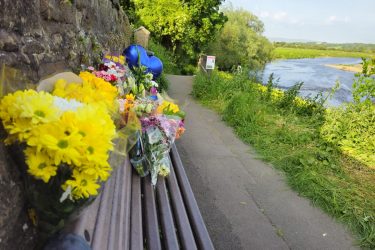 Tributes left in Ribchester to Junior Slater Pic: Blog Preston