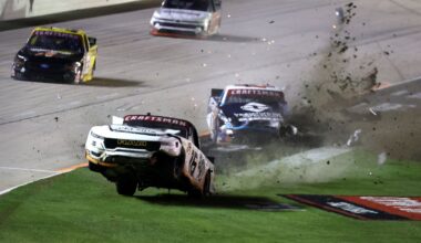 What exactly caused that shocking crash near the end of NASCAR's Texas Truck race?