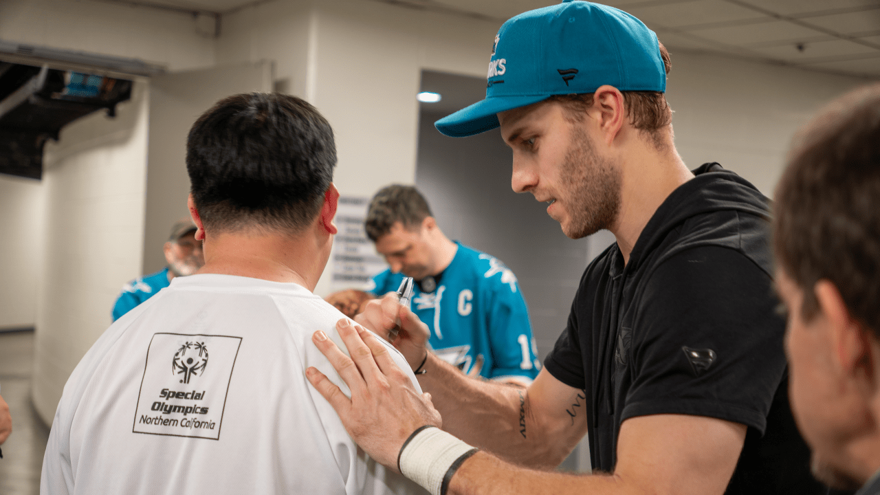 King Clancy nominee Wennberg of Sharks connects platform to causes beyond hockey