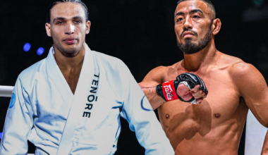 Photo collage of Kade Ruotolo and Hiroyuki Tetsuka