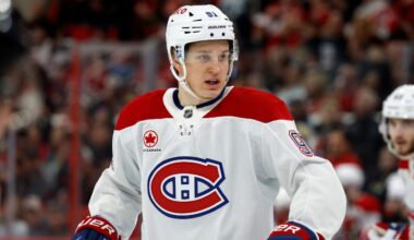 Oliver Kapanen out of Canadiens lineup for Game 3 vs. Hurricanes