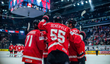 WORLDS: Bouchard records three assists, sets up Canada's OT winner in 6-5 thriller over Norway