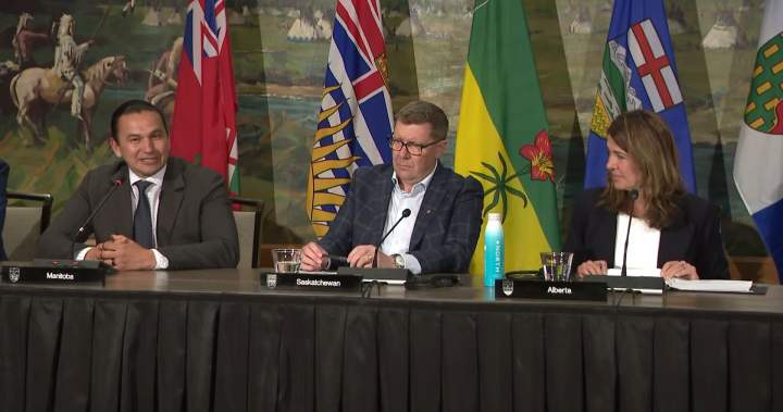Premiers of Alberta, Manitoba spar over need to consult with First Nations