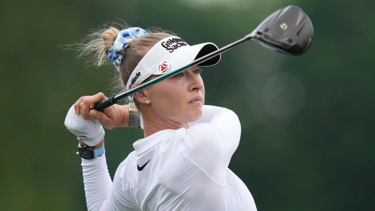 Nelly Korda goes bogey-free for 67, shares early lead in Mexico