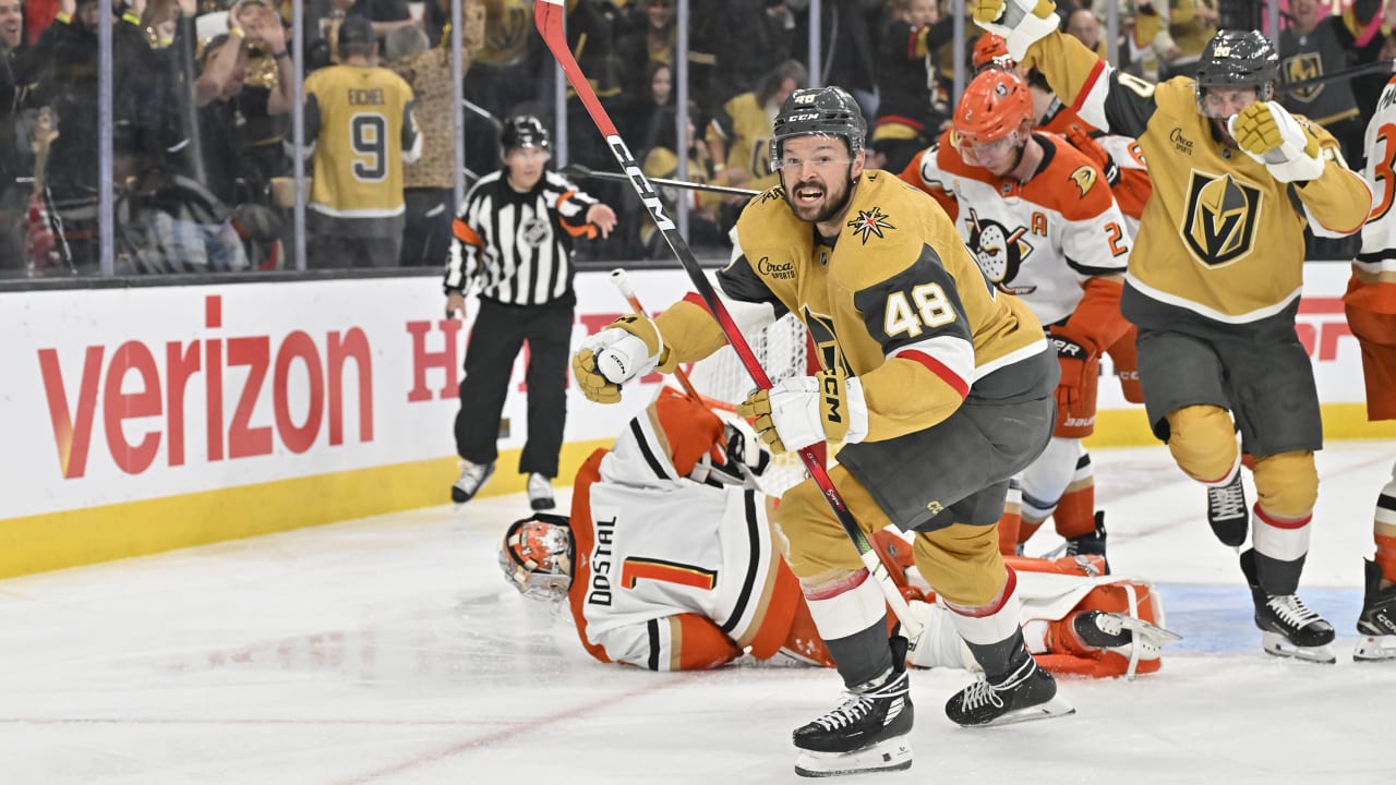 Hertl overcomes scoring slump at perfect time for Golden Knights