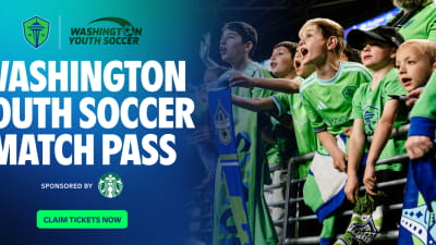 Sounders FC, Starbucks and Washington Youth Soccer launch Washington Youth Soccer Match Pass to celebrate the next generation of soccer across the Evergreen State