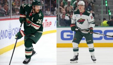 Brodin out, Eriksson Ek questionable for Wild against Avalanche in Game 1
