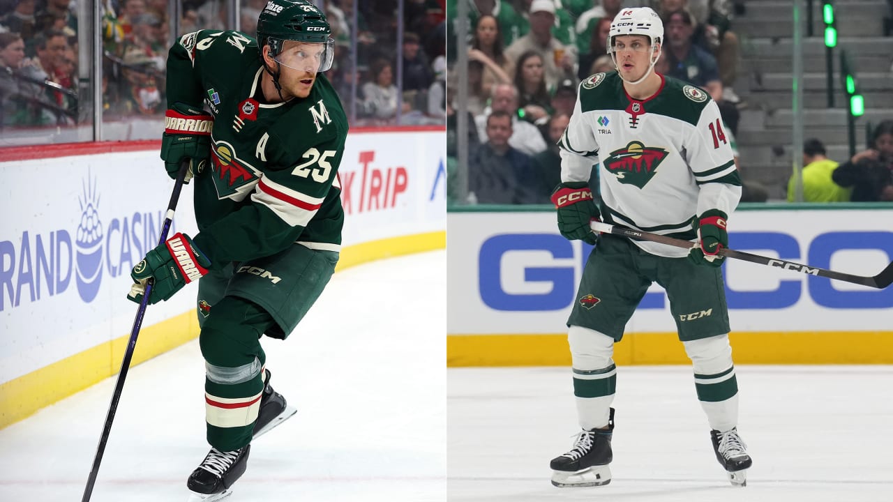 Brodin out, Eriksson Ek questionable for Wild against Avalanche in Game 1