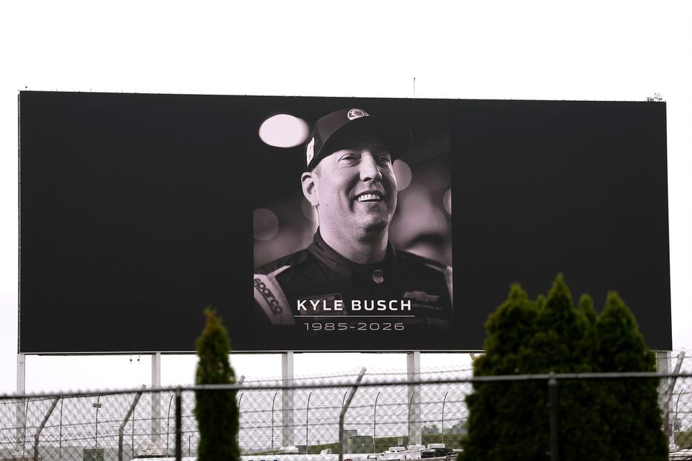 Kyle Busch tribute at Charlotte Motor Speedway