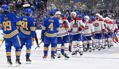 Canadiens, Sabres shake hands | NHL.com