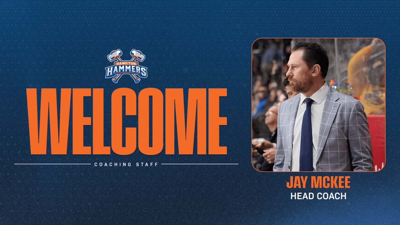 Jay McKee Named Hamilton Hammers Head Coach