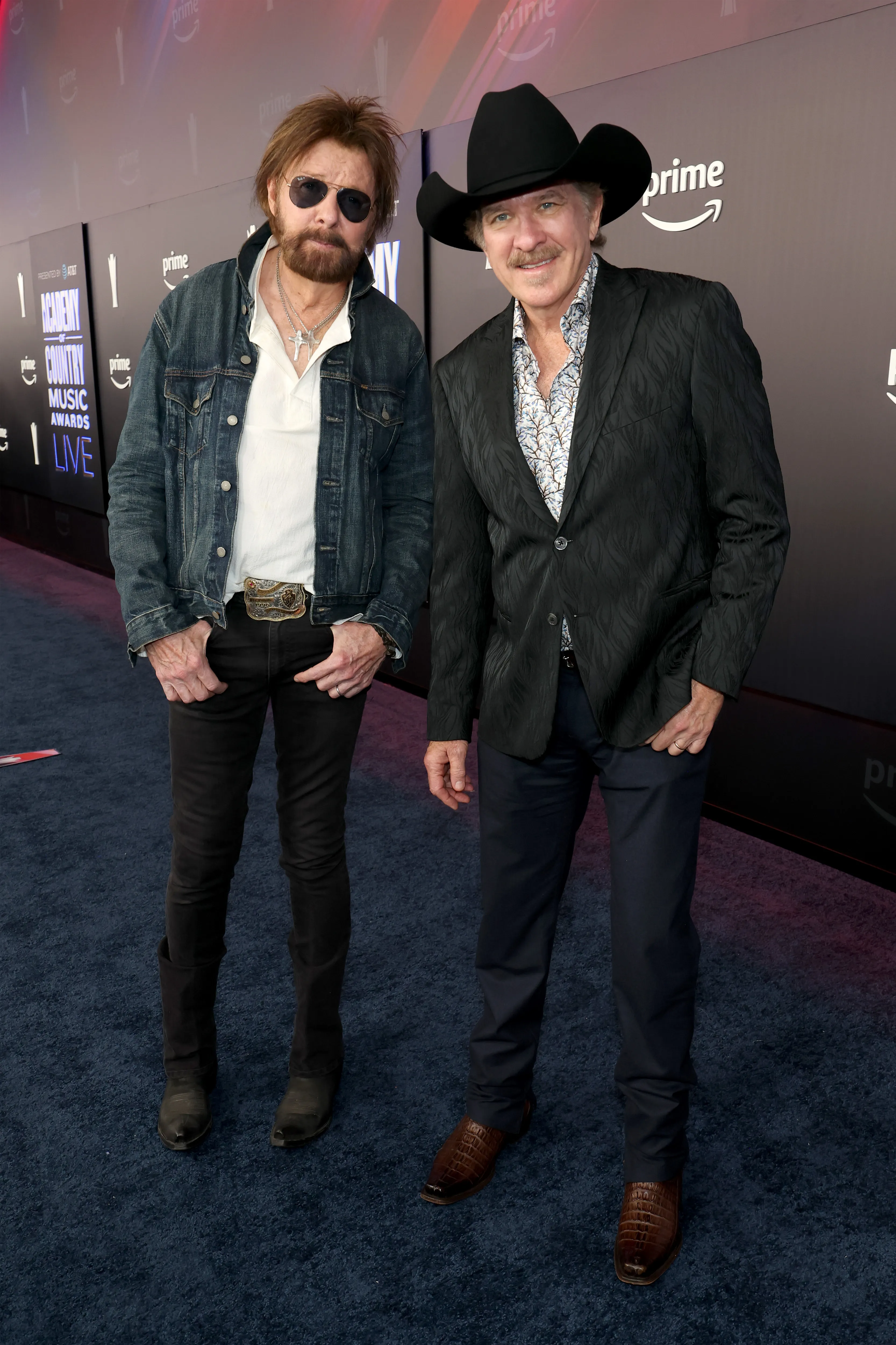 Brooks & Dunn attend the 61st Academy of Country Music Awards at the MGM Grand Garden Arena in Las Vegas, Nevada 