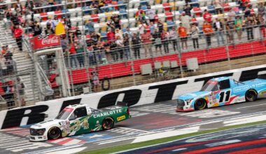 Layne Riggs wins wreck-filled NASCAR Truck race at Charlotte