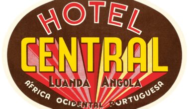 Hotel Retro revives graphic luggage labels from the golden age of travel