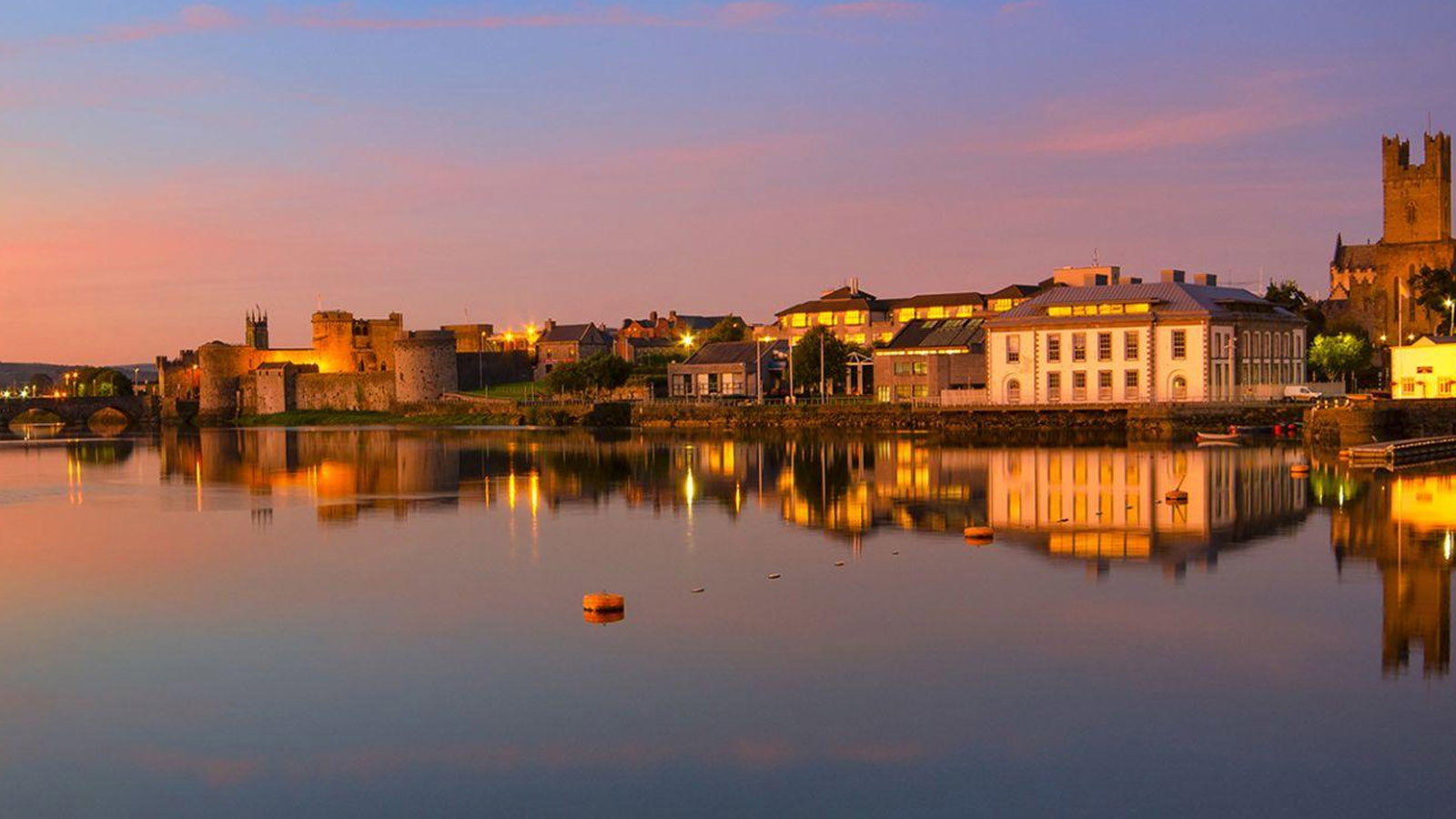 The city of Limerick sits on the banks of the River Shannon in Ireland's far south west. Courtesy Discover Limerick