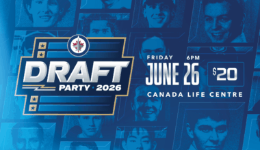 Fans invited to celebrate Jets’ No. 8 pick at 2026 Draft Party at Canada Life Centre