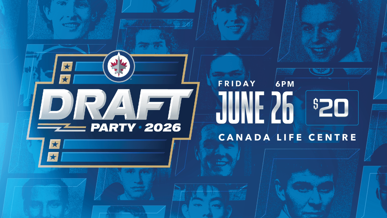Fans invited to celebrate Jets’ No. 8 pick at 2026 Draft Party at Canada Life Centre