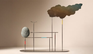 clouds evoke hope in delicate drawing and sculpture series by mario trimarchi