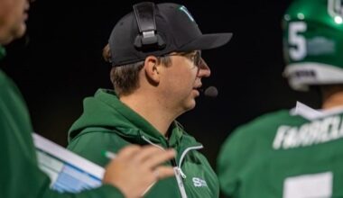 U of S Huskies offensive coordinator Mason Nyhus enjoying time as guest coach with Roughriders | 620 CKRM - The Voice of Saskatchewan