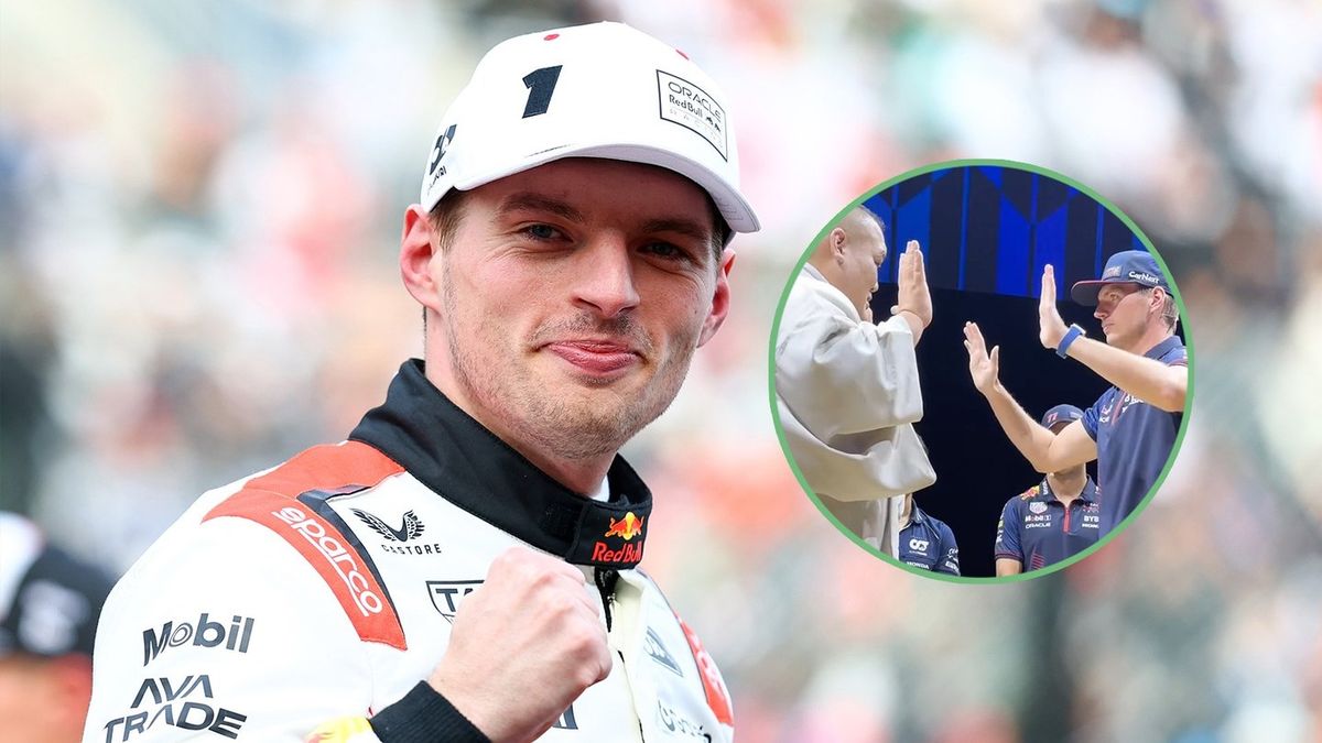 Max Verstappen showcased super-human reflexes during scrap with sumo wrestler