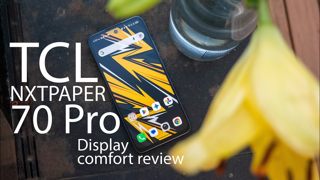 TCL NXTPAPER 70 Pro PWM and dithering display comfort review - YouTube