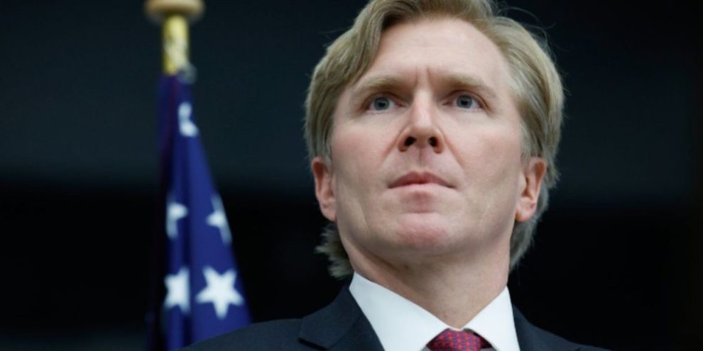 Elbridge Colby, U.S. Undersecretary of Defense for Policy, attending a Ukraine Defense Contact Group meeting at NATO headquarters in Brussels, Feb. 12, 2026.