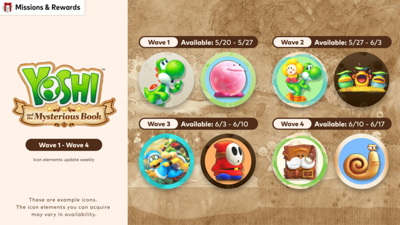 Yoshi and the Mysterious Book icons now available for Switch Online members (UPDATE)
