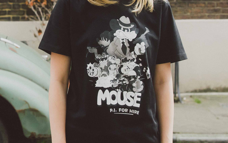 Insert Coin launches official MOUSE: P.I. For Hire clothing line