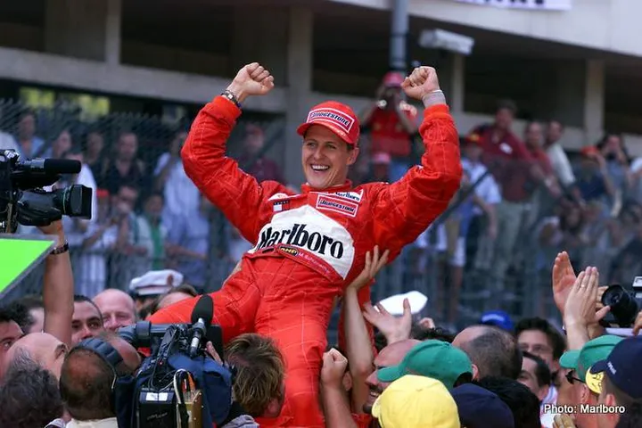 michael schumacher 1o years since accident ferrari f1 tribute photos 008