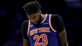Knicks' Mitchell Robinson hopes to play in Game 1 of NBA Finals after undergoing pinky surgery