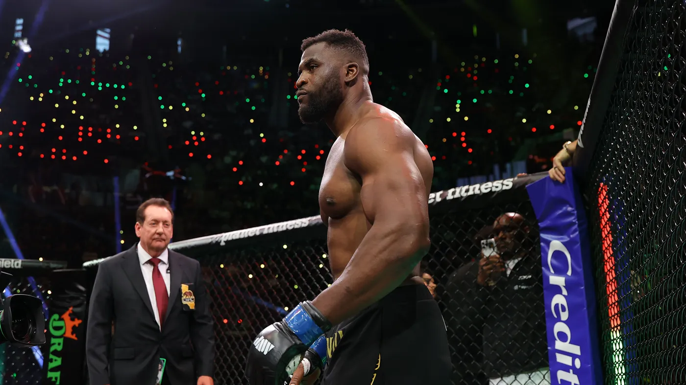 Francis Ngannou remains heavyweight lineal champion with first-round finish of Phillipe Lins