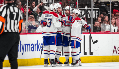Canadiens score 4 in 1st period, defeat Hurricanes in Game 1 of East Final