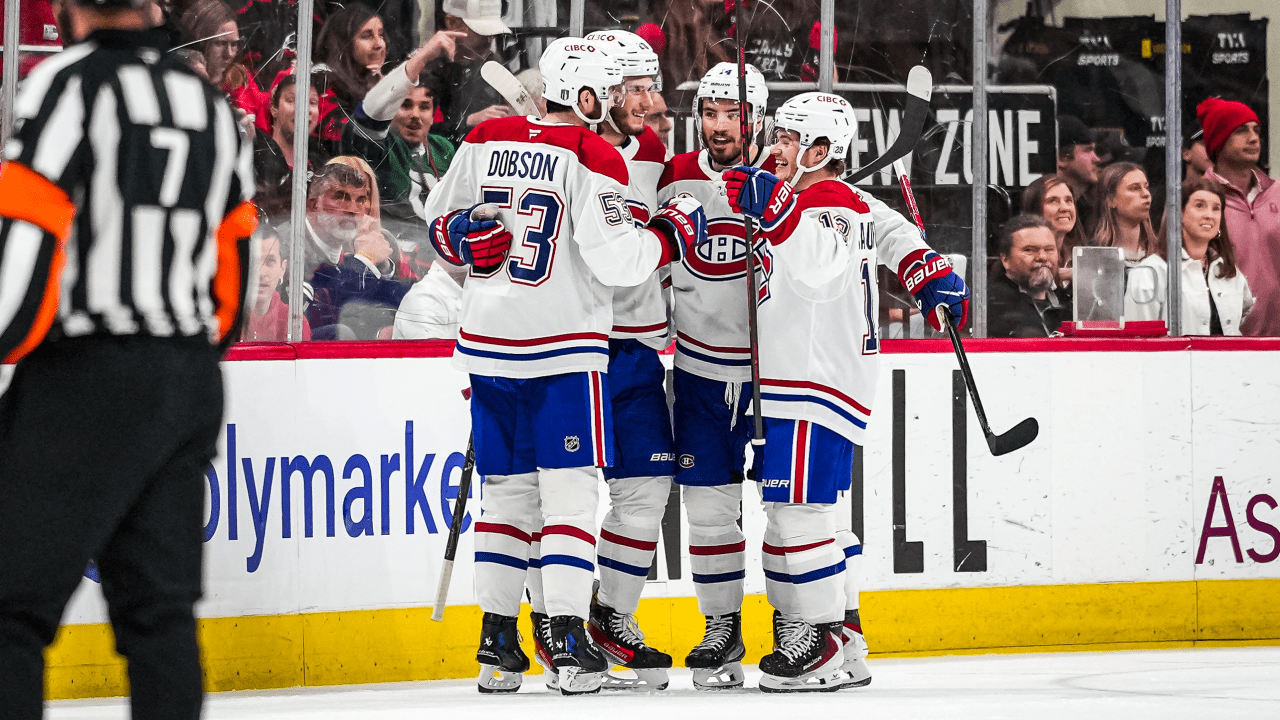 Canadiens score 4 in 1st period, defeat Hurricanes in Game 1 of East Final